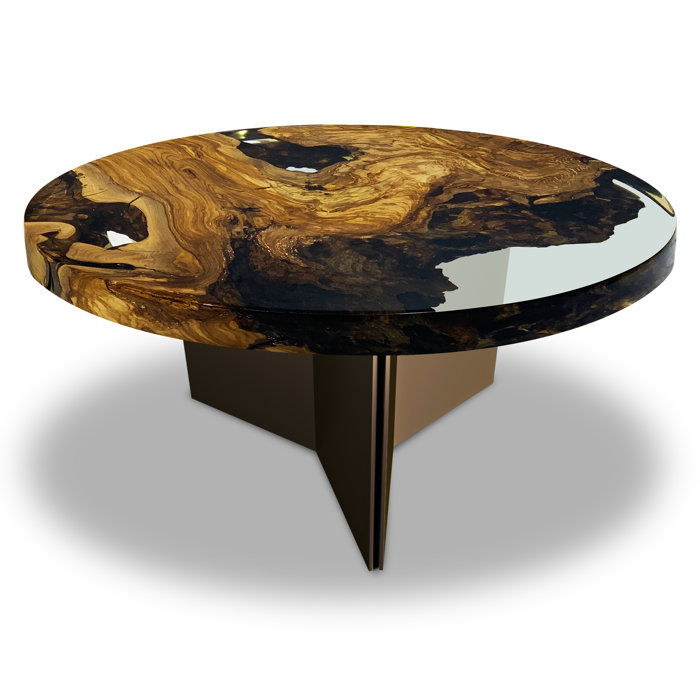 Arditi Collection Medea Pedestal Coffee Table Perigold